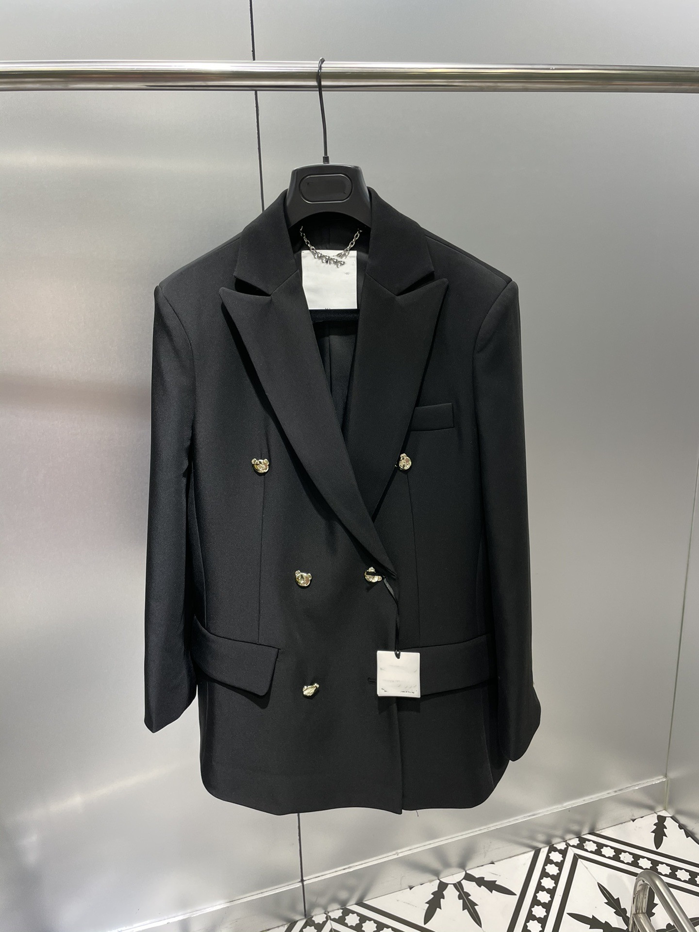 Milan Runway Jackets 2021 Autumn Winter V Neck Long Sleeve Panelled Women' Designer Sweaters Brand Same Style Outerwear 0909-10, Black
Milan Runway Jackets 2021 Autumn Winter V Neck Long Sleeve Panelled Women' Designer Sweaters Brand Same Style Outerwear 0909-10, Black