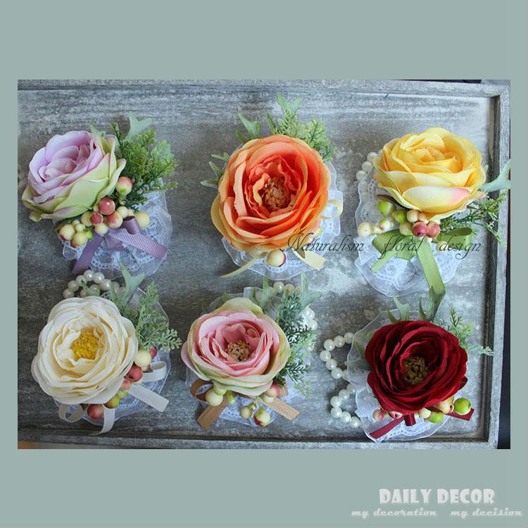 6pcs / lot !!! artificial rose Groom Boutonniere brooch women wrist corsage bridal hand Flowers Wedding party flower red pink, A pink hand flower
6pcs / lot !!! artificial rose Groom Boutonniere brooch women wrist corsage bridal hand Flowers Wedding party flower red pink, A pink hand flower