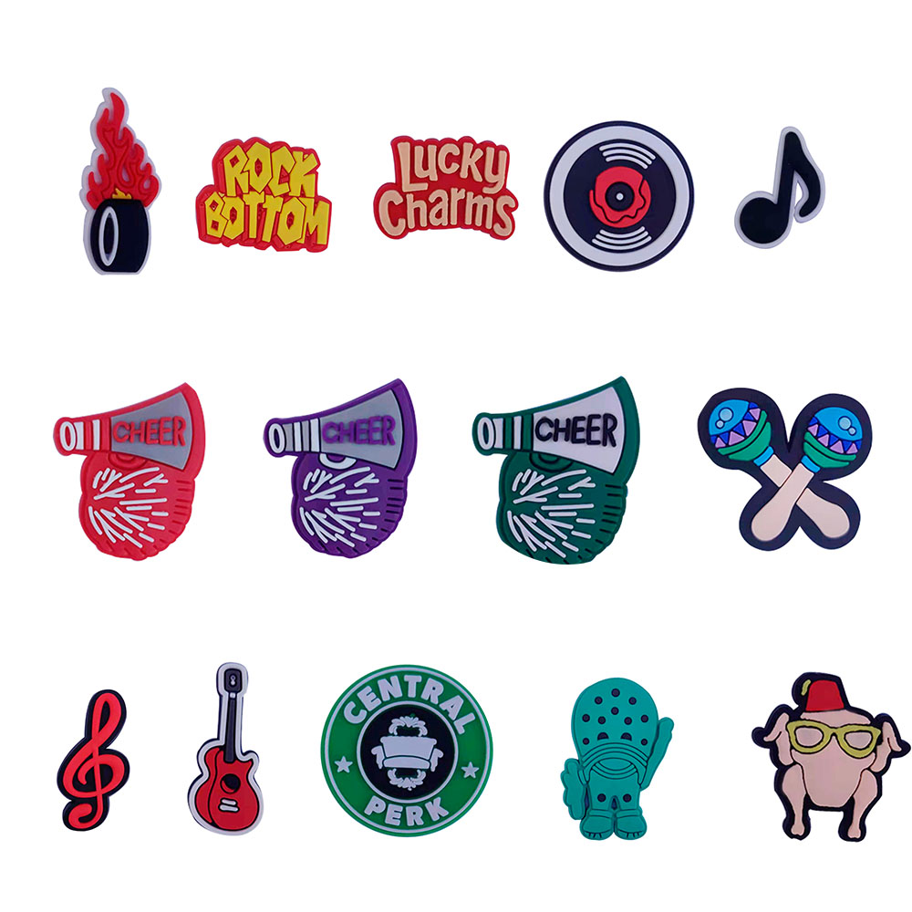 Wholesale 100pcs+ New Music CD Cheer PVC Shoe Charms Buckles Decoration Accessories Plastic ornaments Jibbitz for Croc shoes Fit Bracelets K, White;pink
Wholesale 100pcs+ New Music CD Cheer PVC Shoe Charms Buckles Decoration Accessories Plastic ornaments Jibbitz for Croc shoes Fit Bracelets K, White;pink