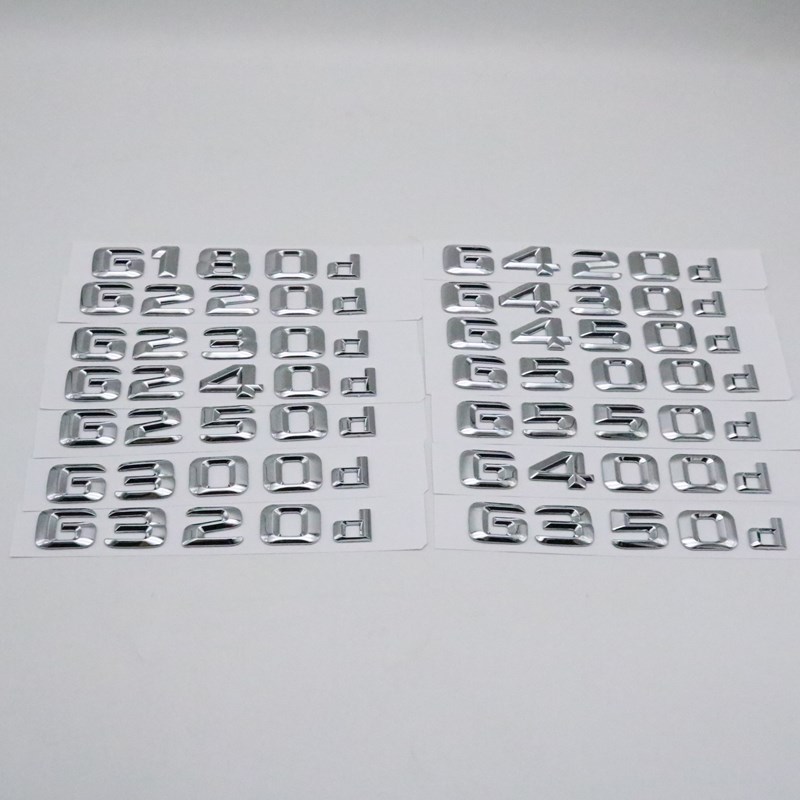 For Mercedes Benz G180d G200d G230d G250d G280d G300d G320d G350d G420d G500d G550d G600d Rear Tail Emblem Logo Letter Stickers, Black
For Mercedes Benz G180d G200d G230d G250d G280d G300d G320d G350d G420d G500d G550d G600d Rear Tail Emblem Logo Letter Stickers, Black