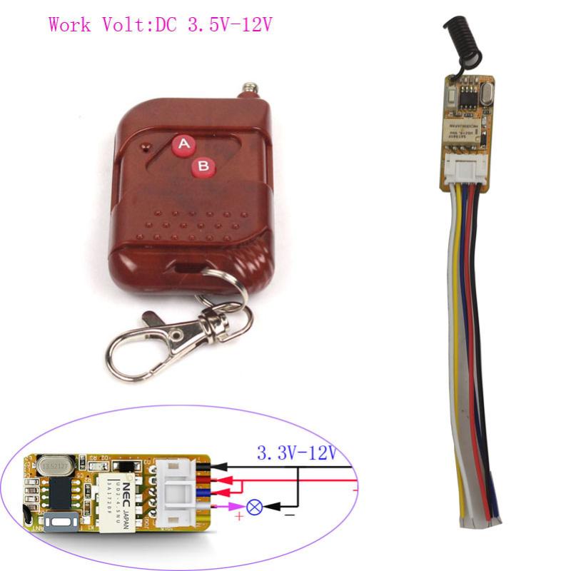 Smart Home Control Sleeplion 3.3V 3.7V 5V 9V 12V Mini Relay Wireless Switch Remote Micro Usage 3.3V-12V Power Switches 315/433MHz
Smart Home Control Sleeplion 3.3V 3.7V 5V 9V 12V Mini Relay Wireless Switch Remote Micro Usage 3.3V-12V Power Switches 315/433MHz