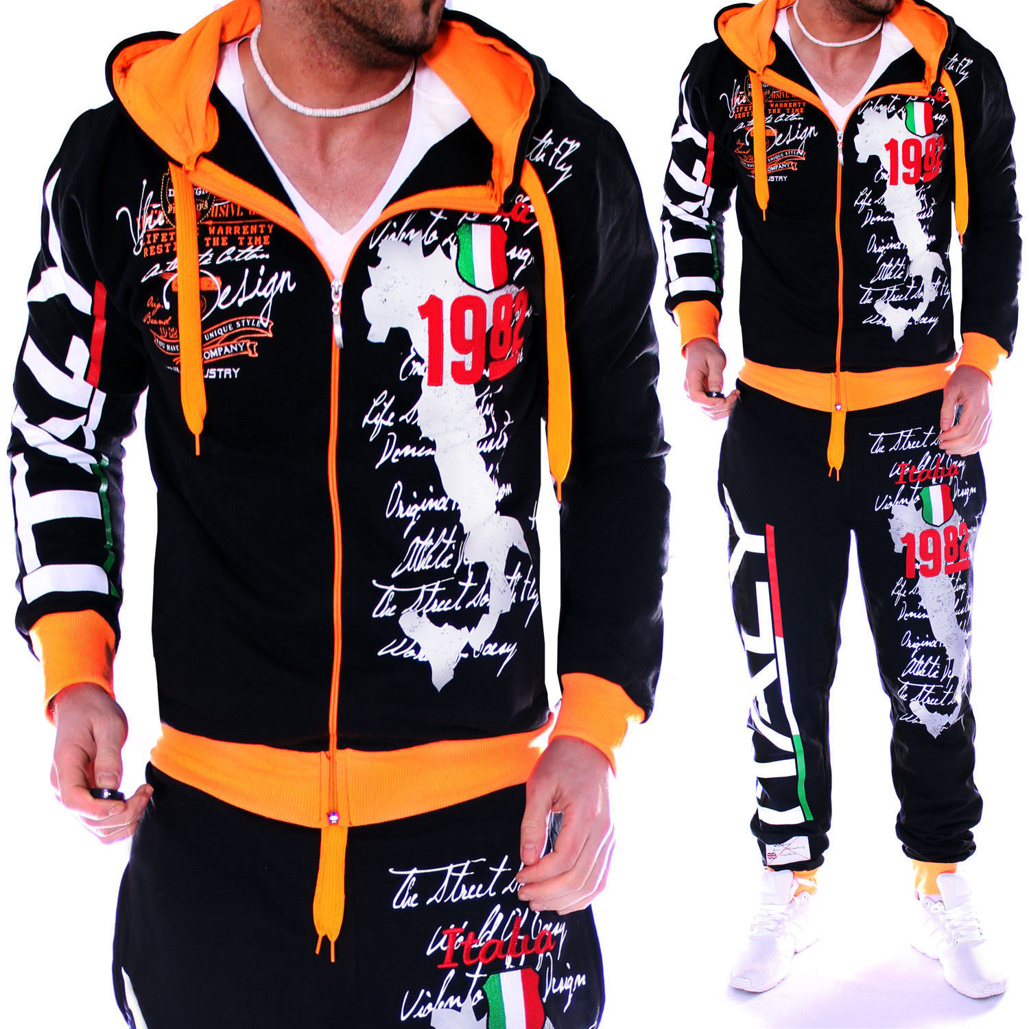 ZOGAA Mens Tracksuit Casual Sweatsuits Men 2 Piece Set Outfits Sportswear Tops and Pants Mens Matching Set Workout Track Suit 201210
