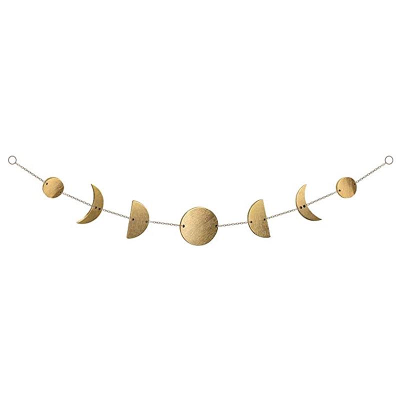 Moon Phase Garland Wall Decorations Boho Chic Art Wall Hanging Ornaments for Bedroom, Home, Living Room (Gold
Moon Phase Garland Wall Decorations Boho Chic Art Wall Hanging Ornaments for Bedroom, Home, Living Room (Gold