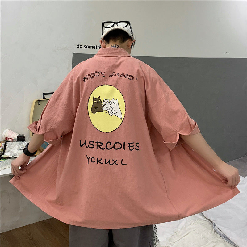 2021 New Men's Pure Color Short-sleeved Hawaiian Cartoon Printing Shirt Camisa Masculina French Cuff Mens Fashion Shirts Uda6, Black
2021 New Men's Pure Color Short-sleeved Hawaiian Cartoon Printing Shirt Camisa Masculina French Cuff Mens Fashion Shirts Uda6, Black