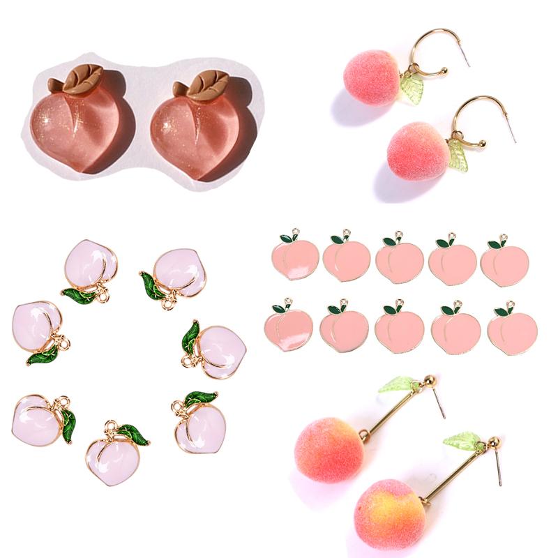 Charms QrhYK Fruit Peach Enamel Alloy Pendant DIY Craft Jewelry Findings Gift 10PCS/Set, Bronze;silver
Charms QrhYK Fruit Peach Enamel Alloy Pendant DIY Craft Jewelry Findings Gift 10PCS/Set, Bronze;silver