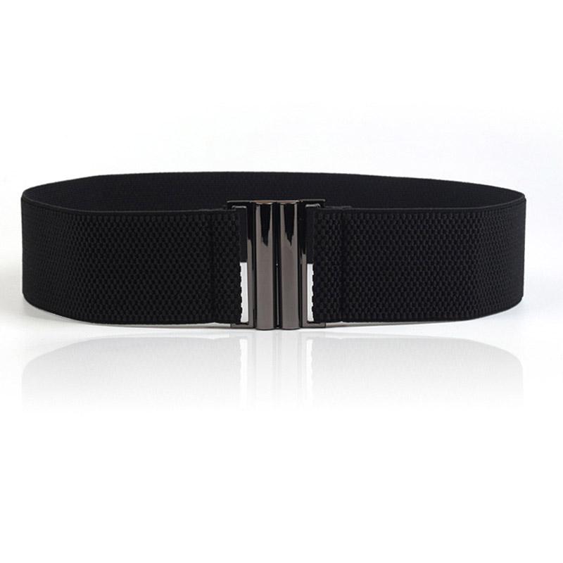 Women Elastic Band Wide Belts Simple Down Coat Waist Belt Female Buckle Black Strap Dress Decoration Accessories
Women Elastic Band Wide Belts Simple Down Coat Waist Belt Female Buckle Black Strap Dress Decoration Accessories