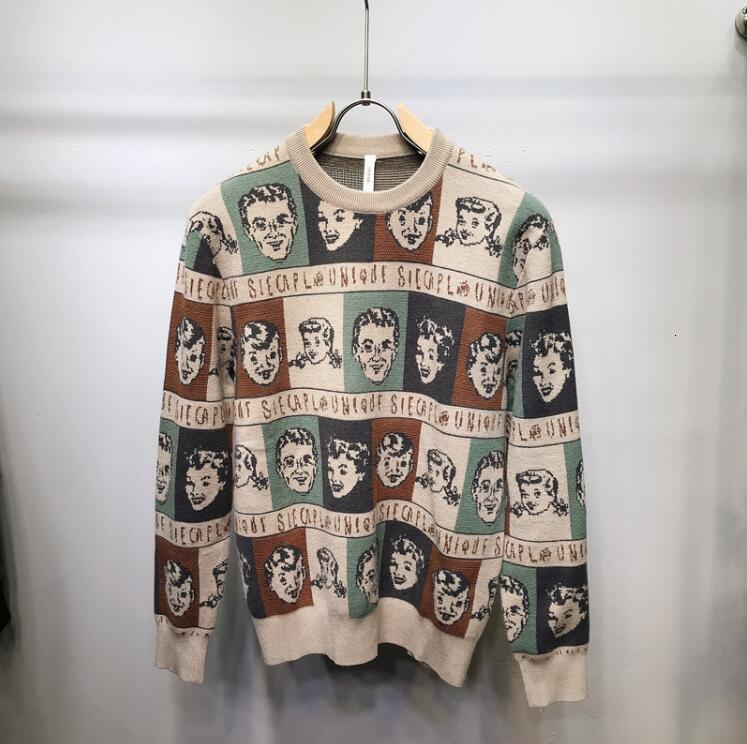 2021 New American Fashion Brand Men's Pullover Cartoon Animal Print Slim Elastic Knitted Sweater Lqps, As show
2021 New American Fashion Brand Men's Pullover Cartoon Animal Print Slim Elastic Knitted Sweater Lqps, As show