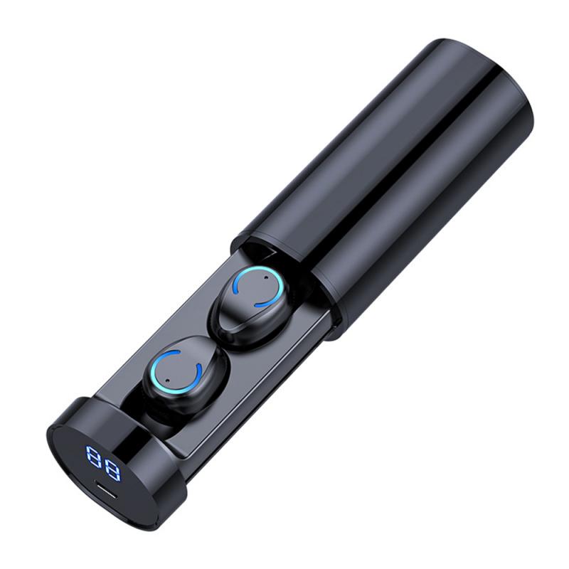 F9-6 TWS Mini Portable Stereo Headphones Sports Music In Ear Bluetooth Wireless Earphones Handsfree Headset LED Smart Display Column Earbuds, Black
F9-6 TWS Mini Portable Stereo Headphones Sports Music In Ear Bluetooth Wireless Earphones Handsfree Headset LED Smart Display Column Earbuds, Black