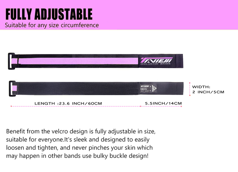 BFR Occlusion Bands for Women Glutes Hip Fitness Blood Flow Restriction Booty Resistance Bands Gym Straps for Butt Squat Thigh 220215