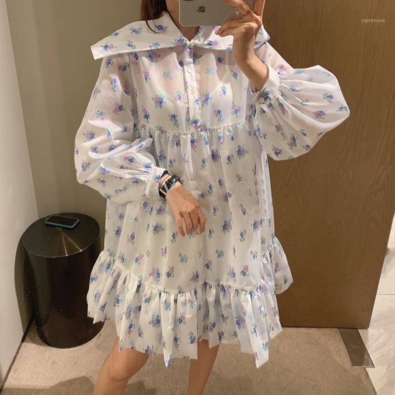 Women's Blouses & Shirts Korean Style Age Reduction Cute Doll Collar Puff Sleeve Shirt Retro Loose Dress, White
Women's Blouses & Shirts Korean Style Age Reduction Cute Doll Collar Puff Sleeve Shirt Retro Loose Dress, White