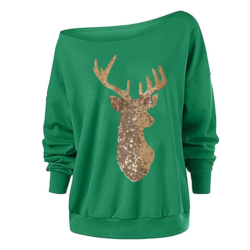 Women' Hoodies & Sweatshirts Shirt Women Christmas Elk Print Off Shoulder Tops Blusas Mujer De Moda 2021 Long Sleeve Sexy Blouses Shirts, Black
Women' Hoodies & Sweatshirts Shirt Women Christmas Elk Print Off Shoulder Tops Blusas Mujer De Moda 2021 Long Sleeve Sexy Blouses Shirts, Black