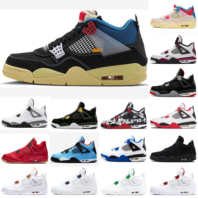 Basketball Shoes Jumpman 4 4s Bred Splatter Union noir Cactus Jack Starfish Black Cat Sail Splatter Trainers Sneakers Sports mens, As photo 2
Basketball Shoes Jumpman 4 4s Bred Splatter Union noir Cactus Jack Starfish Black Cat Sail Splatter Trainers Sneakers Sports mens, As photo 2