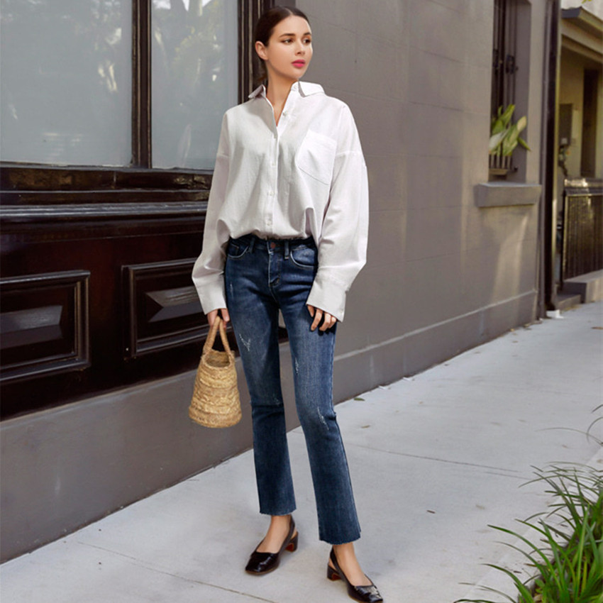 2021 Solid White Button Up Shirt Loose Women Blouses Plus Size Long Sleeve Casual Elegant Office Lady Autumn New Basic Clothes V0qy, Green
2021 Solid White Button Up Shirt Loose Women Blouses Plus Size Long Sleeve Casual Elegant Office Lady Autumn New Basic Clothes V0qy, Green