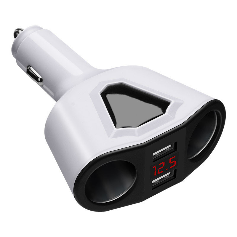 3.1A Dual USB Car Charger with 2 Cigarette Lighter Sockets Power Support Display Current Volmeter for Phone Tablet GPS DV
3.1A Dual USB Car Charger with 2 Cigarette Lighter Sockets Power Support Display Current Volmeter for Phone Tablet GPS DV
