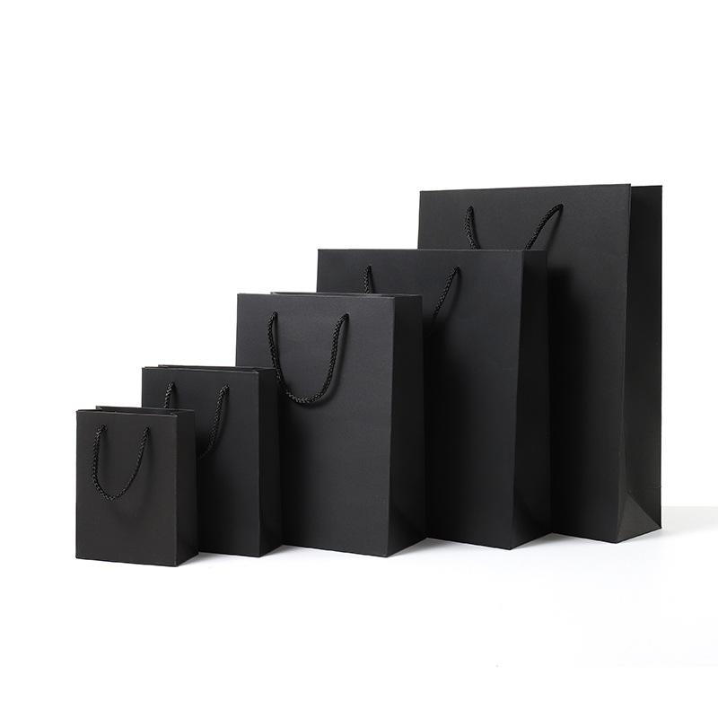 Gift Wrap Vertical Version Black High Quality Simple Paper Bag Kraft Candy Box With Handle Wedding Birthday Party Package
Gift Wrap Vertical Version Black High Quality Simple Paper Bag Kraft Candy Box With Handle Wedding Birthday Party Package