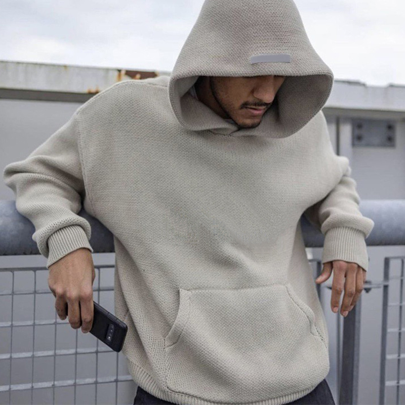 Mens Front Lettering Knit Pullover 5 Colors Casual Oversize Hooded Sweater Hoodies Men Women Hip Hop Streetwear MG210096, Light grey
Mens Front Lettering Knit Pullover 5 Colors Casual Oversize Hooded Sweater Hoodies Men Women Hip Hop Streetwear MG210096, Light grey