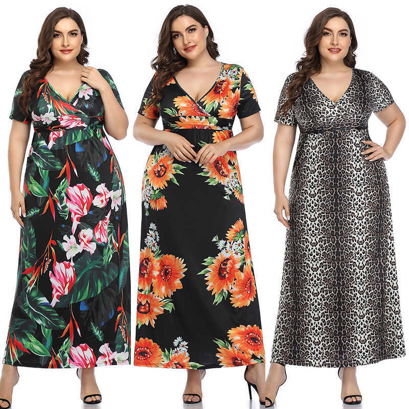 Vintage Floral Maxi Dresses Women Elegant Sexy V Neck Short Sleeve Print High Waist Long Summer Boho Beach Dress Female Vestidos 210526, Lq096-leopard 3
Vintage Floral Maxi Dresses Women Elegant Sexy V Neck Short Sleeve Print High Waist Long Summer Boho Beach Dress Female Vestidos 210526, Lq096-leopard 3