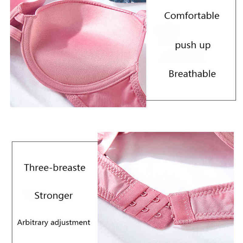 Women's Underwear Set Seamless Bra Female Rhine Bralette Top Women Push Up Bra Lingerie BH Brassiere With Adjustable Straps G12279053135