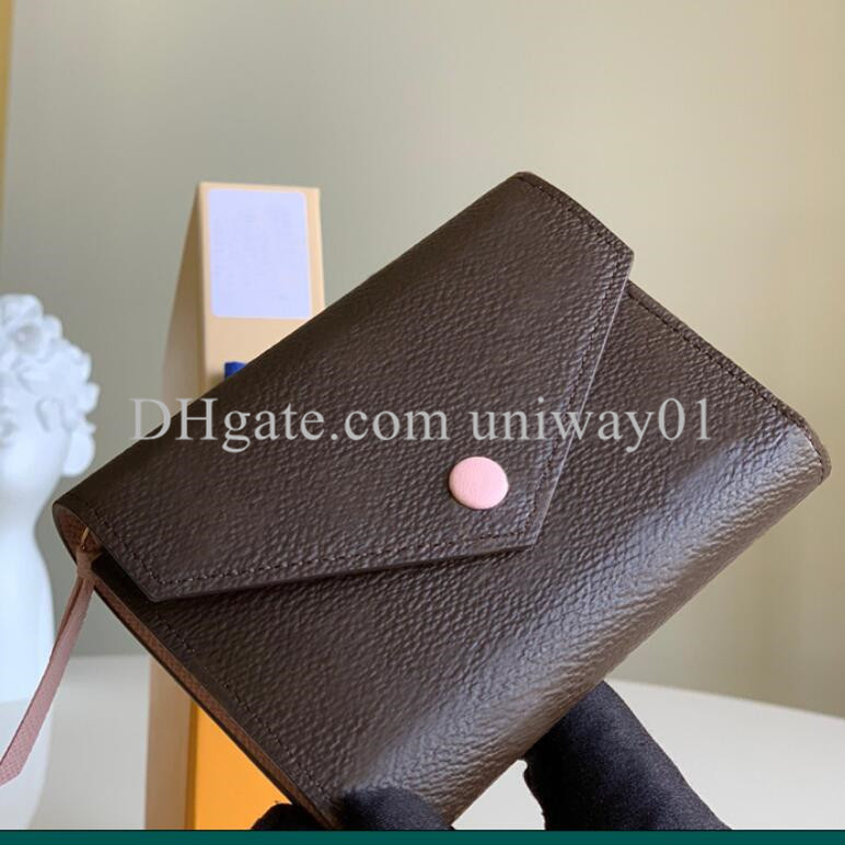 High Quality Women Short Wallet woman purse Discount original box card holder designer damier checked flower, Flower-red
High Quality Women Short Wallet woman purse Discount original box card holder designer damier checked flower, Flower-red