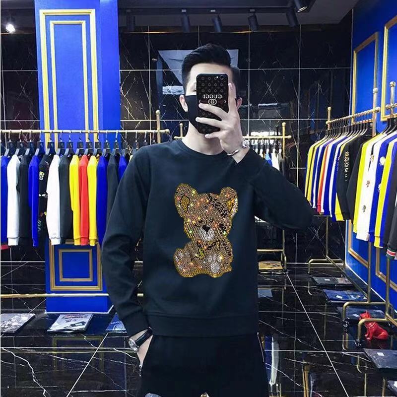 2021 Men Hoodies Sweatshirt Handsome T shirt With Diamonds Design Jumper Tops Casual Hip Hop Tee Clothing Wear Pullover Bear, White
2021 Men Hoodies Sweatshirt Handsome T shirt With Diamonds Design Jumper Tops Casual Hip Hop Tee Clothing Wear Pullover Bear, White