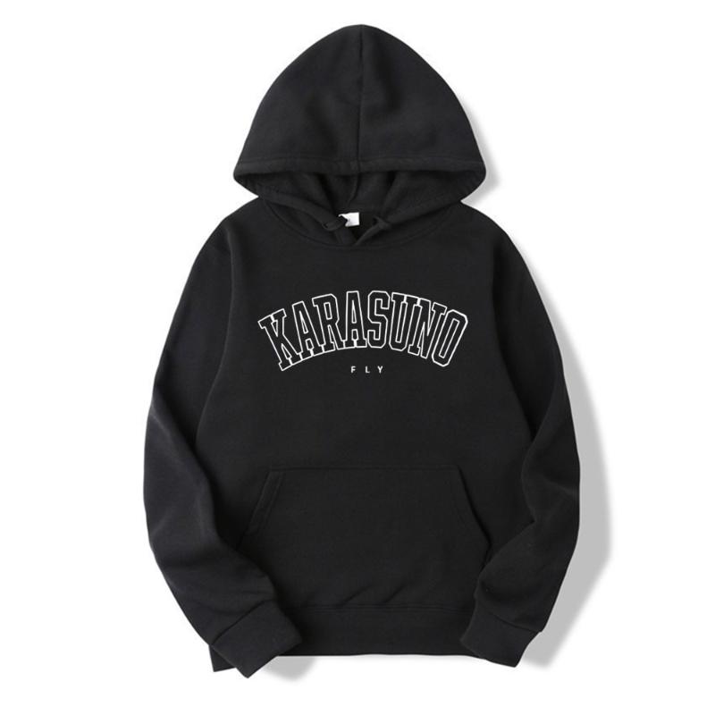 Men' Hoodies & Sweatshirts Haikyuu Karasuno Unisex Anime Hoodie Women Casual Harajuku Pullovers, Black 
Men' Hoodies & Sweatshirts Haikyuu Karasuno Unisex Anime Hoodie Women Casual Harajuku Pullovers, Black