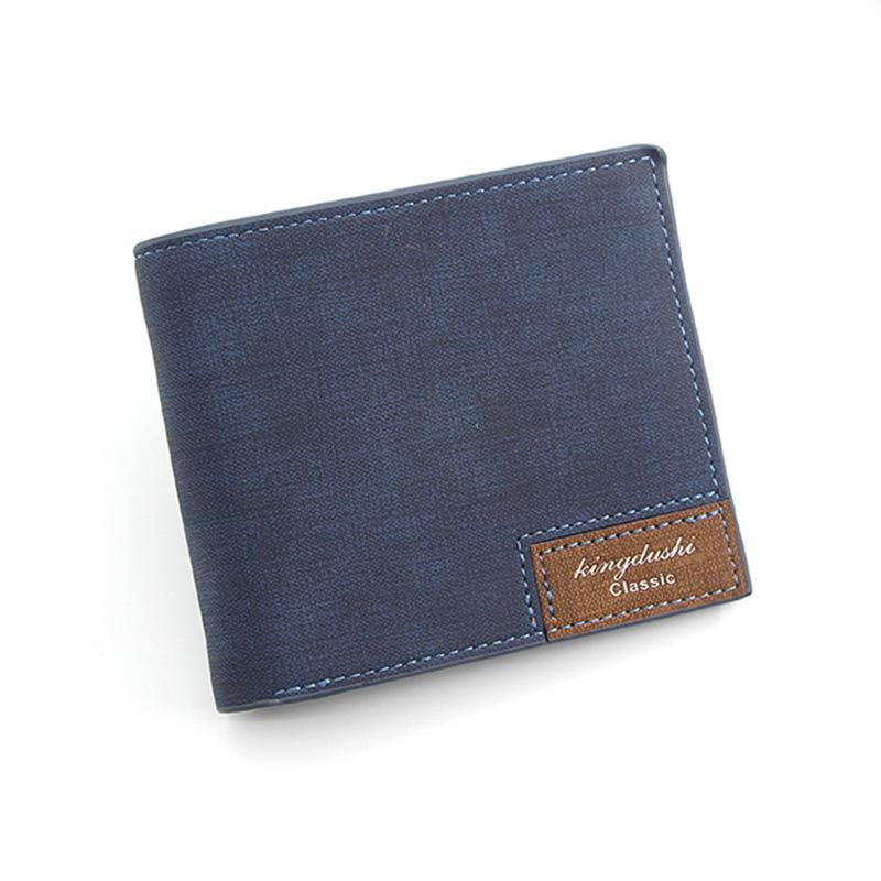 Wallets Money Bags Solid Color Leather Business Short Men's Wallet Famous Vintage Male Purses Coin Bill Card, Black
Wallets Money Bags Solid Color Leather Business Short Men's Wallet Famous Vintage Male Purses Coin Bill Card, Black