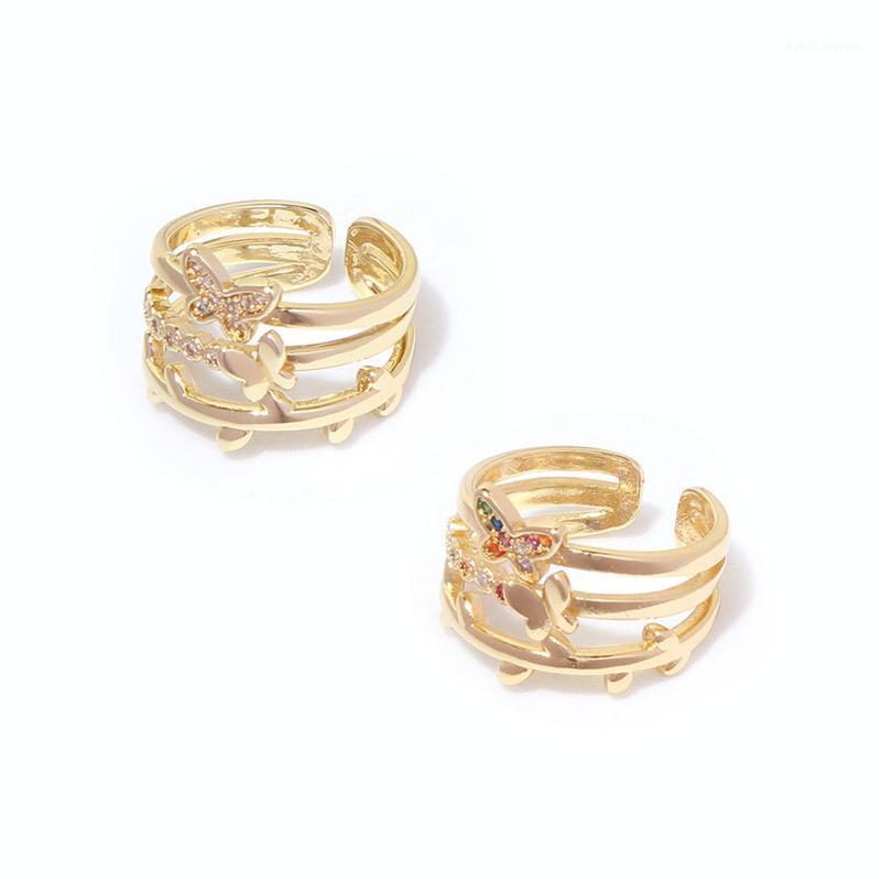 Wedding Rings Design Creative Double Layer Butterfly Rhinestone Geometry Ring Womens Girls Simple Exquisite Adjustable Jewelry, Slivery;golden
Wedding Rings Design Creative Double Layer Butterfly Rhinestone Geometry Ring Womens Girls Simple Exquisite Adjustable Jewelry, Slivery;golden