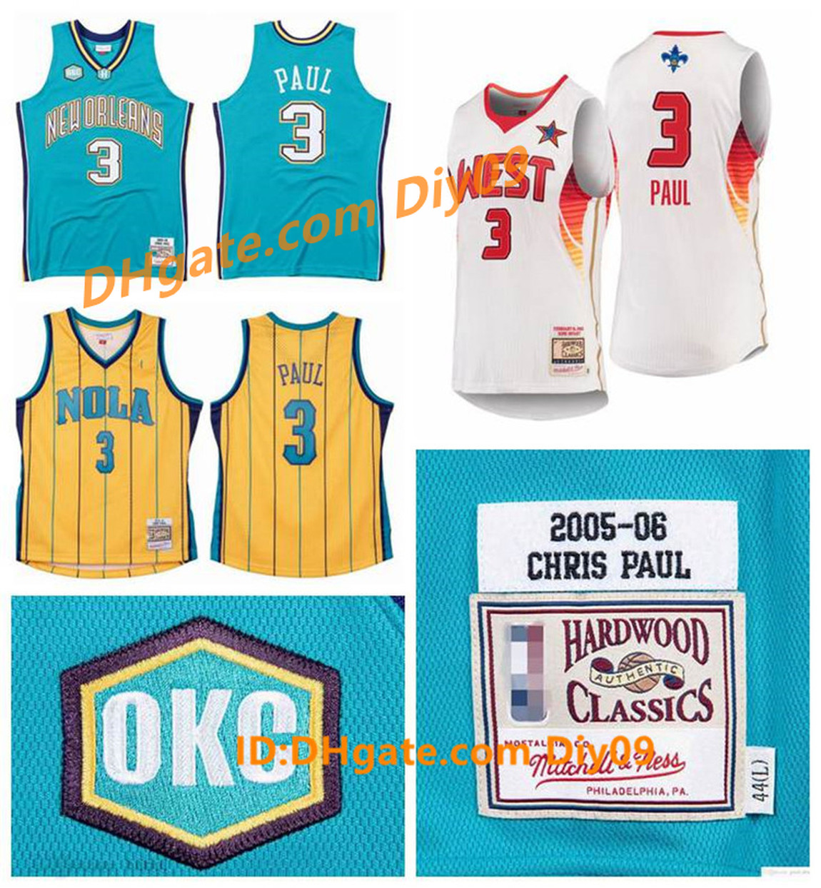 Mitchell & Ness Men Charlotte Hornets 3 Chris Paul 2009 All-Star White New Blue Swingmans Jersey Stitched, With sign
Mitchell & Ness Men Charlotte Hornets 3 Chris Paul 2009 All-Star White New Blue Swingmans Jersey Stitched, With sign