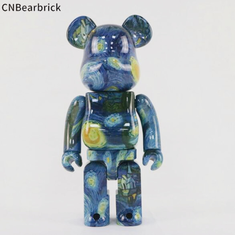 Newest 400% 28CM Bearbrick The ABS Famous Painter starry sky Fashion bear Chiaki figures Toy For Collectors Be@rbrick Art Work model decoration toys
Newest 400% 28CM Bearbrick The ABS Famous Painter starry sky Fashion bear Chiaki figures Toy For Collectors Be@rbrick Art Work model decoration toys
