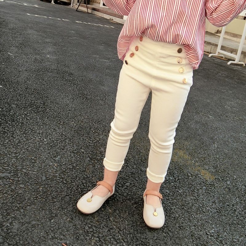 Baby Girl Jean Pants Elastic Skinny Tight Infant Toddler Children Legging Jeans Denim Trousers Baby Girls Denim Pant Clothes 210303