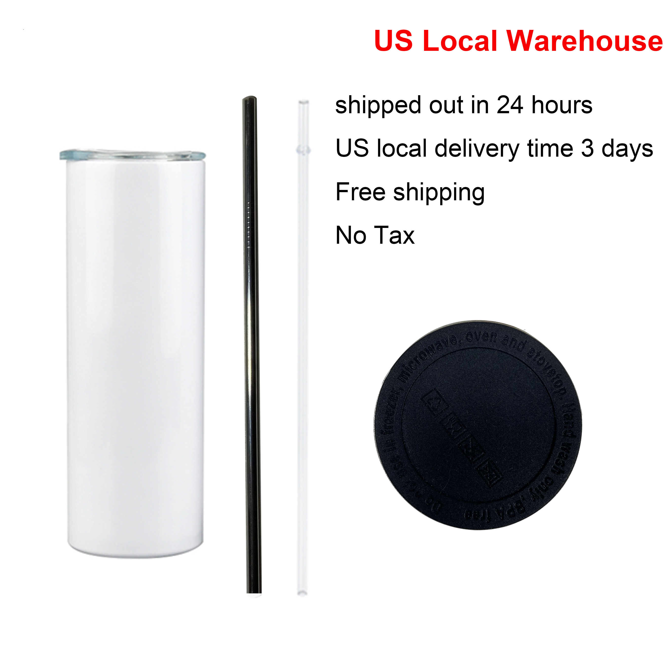 US warehouse 20oz Sublimation Straight Tumbler with Metal straw and Rubber Bottom Blanks Stainless Steel Glossy Double-Wall Vacuum Insulated Water Bottle USA Local, 20oz white sublimation straight tumbler
US warehouse 20oz Sublimation Straight Tumbler with Metal straw and Rubber Bottom Blanks Stainless Steel Glossy Double-Wall Vacuum Insulated Water Bottle USA Local, 20oz white sublimation straight tumbler
