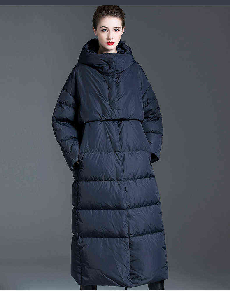 Winter women's high-quality down jacket loose casual puffer plus size 10XL warm and fashionable winter jacket 211108wtt