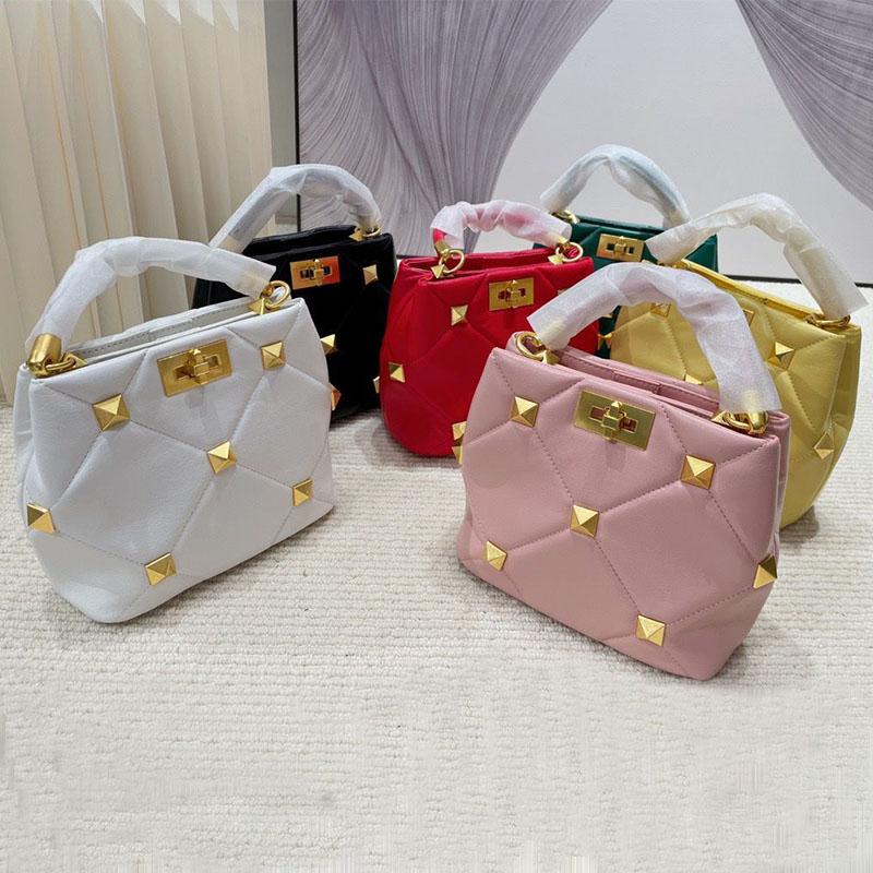 fashion women luxurys designers bags valentino roman stud handbags mini shoulder strap crossbody tote genuine leather wallets travel bag, Colour 6
fashion women luxurys designers bags valentino roman stud handbags mini shoulder strap crossbody tote genuine leather wallets travel bag, Colour 6