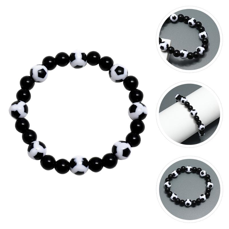Charm Bracelets Fashion Man's Soccer Beads Bracelet For Lover Students Couples Friends Husband, Golden;silver
Charm Bracelets Fashion Man's Soccer Beads Bracelet For Lover Students Couples Friends Husband, Golden;silver