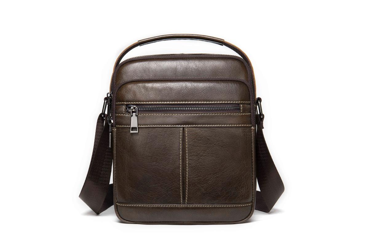 Men's bag leather diagonal shoulder bag casual retro men's first layer leather small, Brown
Men's bag leather diagonal shoulder bag casual retro men's first layer leather small, Brown