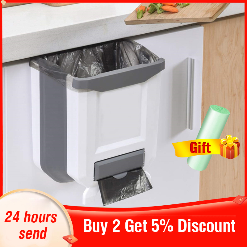 

Foding Kitchen Trash Can Kitchen Foding Waste Bin Kitchen Garbage Cans Recyce Rubbish Bin for Dustbin Garbage Bin