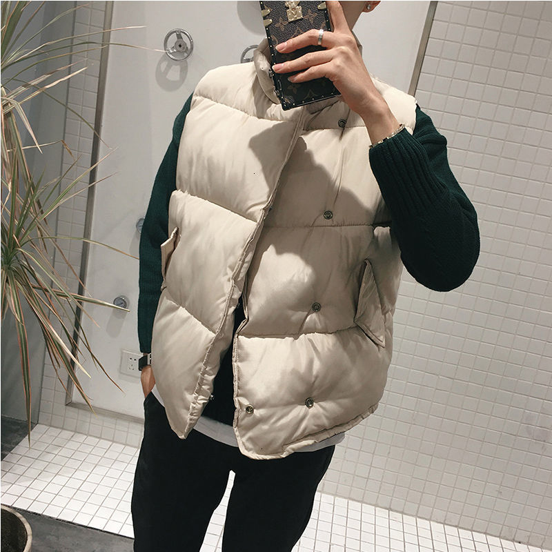 2021 New Winter Down Men's Warm Fashion Solid Color Casual Thickening Vest Men Streetwear Wild Loose Korean Vests Jackets Mens S-3xl Ravn, Black
2021 New Winter Down Men's Warm Fashion Solid Color Casual Thickening Vest Men Streetwear Wild Loose Korean Vests Jackets Mens S-3xl Ravn, Black