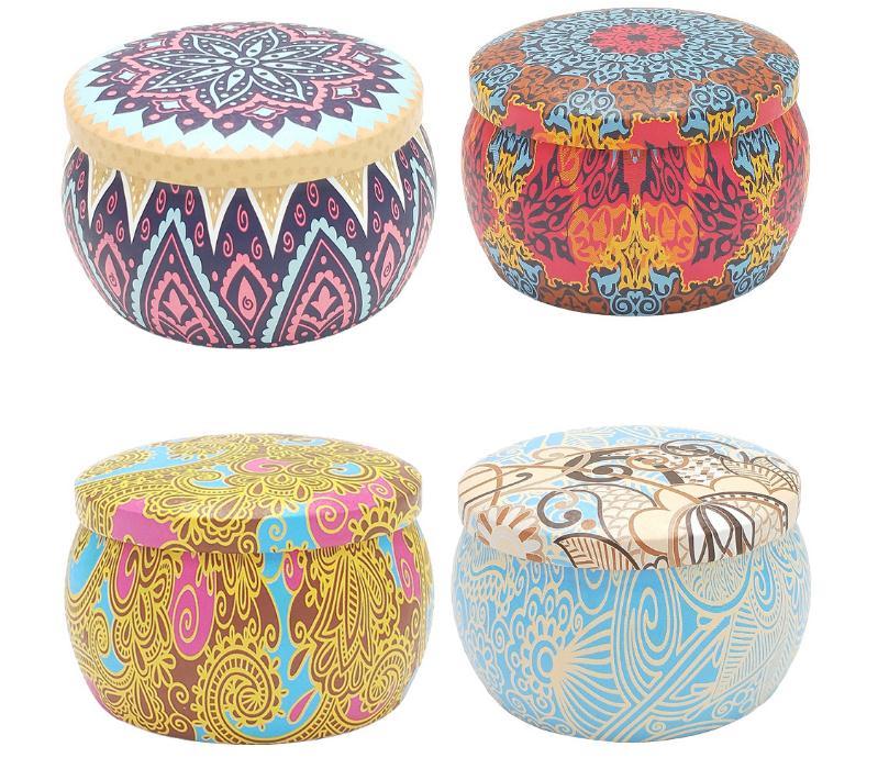 Aromatherapy Candles Cup Fragrance Tin Box Candle Birthday Party Wedding a Small Gift Natural Soy Wax Relax Creative Wholesale