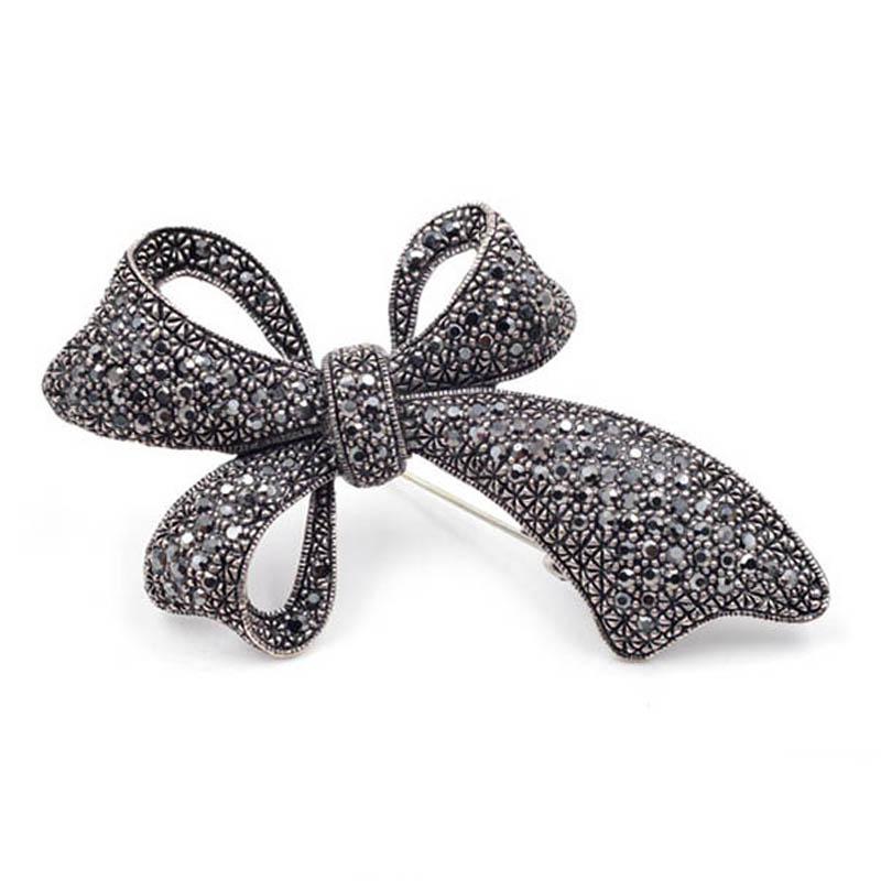 Pins, Brooches Fashion Rhinestone Black Bow For Women Large Cute Vintage Brooch Pin Winter Coat Accessories High Quality
Pins, Brooches Fashion Rhinestone Black Bow For Women Large Cute Vintage Brooch Pin Winter Coat Accessories High Quality
