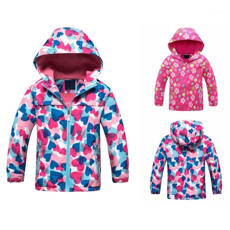 Jackets Flower Print Waterproof Clothes Children Kids Girls Outdoor With Hoodie Jacket Keep Warm Coat Clothing, Blue;gray
Jackets Flower Print Waterproof Clothes Children Kids Girls Outdoor With Hoodie Jacket Keep Warm Coat Clothing, Blue;gray