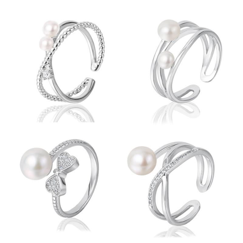 Cluster Rings MeiBaPJ 4 Styles Natural Freshwater Pearl Ring /Empty Tray Real 925 Sterling Silver Fine DIY Jewelry-Making For Women
Cluster Rings MeiBaPJ 4 Styles Natural Freshwater Pearl Ring /Empty Tray Real 925 Sterling Silver Fine DIY Jewelry-Making For Women