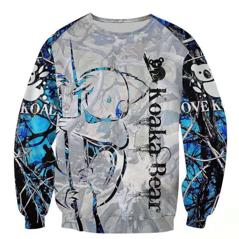 Koala Pattern Men's 3D Printed Hoodie Visual Impact Party Top Punk Gothic Round Neck High Quality American Sweatshirt Hoodie, Black
Koala Pattern Men's 3D Printed Hoodie Visual Impact Party Top Punk Gothic Round Neck High Quality American Sweatshirt Hoodie, Black