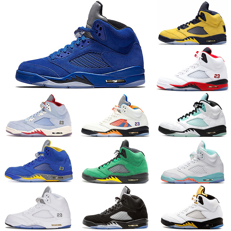 Basketball shoes 5s Jumpman men Metallic Silver Throphy Room Fab 5 SP Alternate Bel Blue suede International Flight sports sneakers outdoor trainers size 40-46, Ice blue
Basketball shoes 5s Jumpman men Metallic Silver Throphy Room Fab 5 SP Alternate Bel Blue suede International Flight sports sneakers outdoor trainers size 40-46, Ice blue