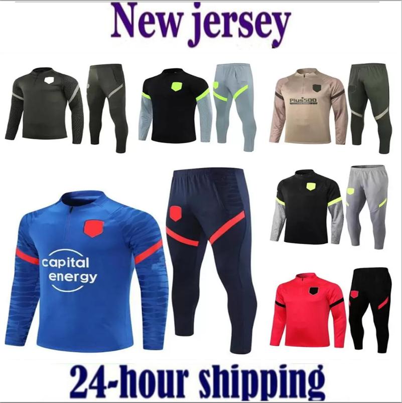 2021-22 Soccer Jersey Training Suit Atletico Tracksuit Madrid men and kids survetement chandal 21 22 Maillot De Foot KitS, Black
2021-22 Soccer Jersey Training Suit Atletico Tracksuit Madrid men and kids survetement chandal 21 22 Maillot De Foot KitS, Black