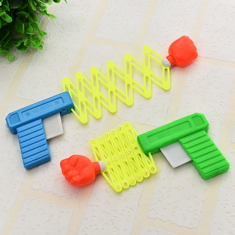 Funny Child Trick Toys for kids Retractable Fist Shooter Plastic Party Festival Gift For fun Classic Elastic Telescopic Fist Toy
Funny Child Trick Toys for kids Retractable Fist Shooter Plastic Party Festival Gift For fun Classic Elastic Telescopic Fist Toy