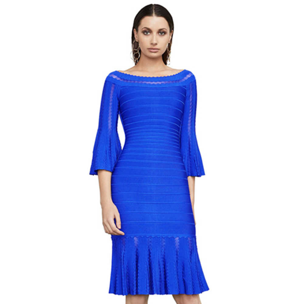 Ocstrade Runway Draped Bandage Dress Arrivals Women Flare Sleeve Blue Bodycon Club Night Party es 210527
Ocstrade Runway Draped Bandage Dress Arrivals Women Flare Sleeve Blue Bodycon Club Night Party es 210527