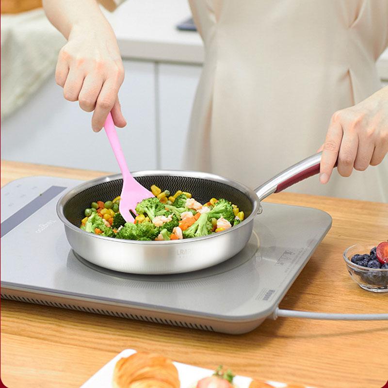 Pans 316 Stainless Steel Pan Non Stick Less Oil Smoke Pots Frying Wok Cook Baby Food 16CM Mini Health And Environmental Protection
Pans 316 Stainless Steel Pan Non Stick Less Oil Smoke Pots Frying Wok Cook Baby Food 16CM Mini Health And Environmental Protection