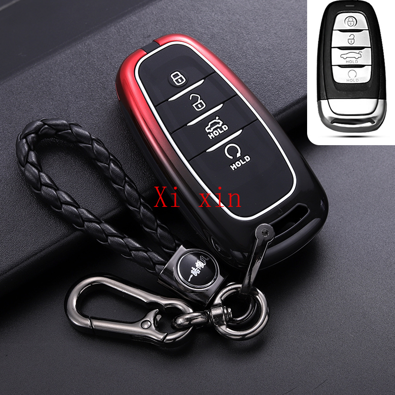 For Hongqi H5 H9 E-HS9 High-end special key cover metal key protective shell buckle, Black
For Hongqi H5 H9 E-HS9 High-end special key cover metal key protective shell buckle, Black