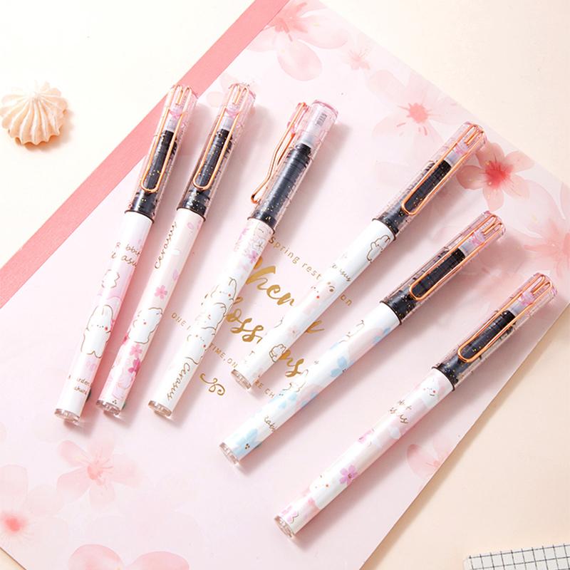 Cute 6pcs Set Gel Pen 0.5mm Black Ink Creative Kawaii Cherry Quick-drying DIY Stickers Signature School Office Stationery
Cute 6pcs Set Gel Pen 0.5mm Black Ink Creative Kawaii Cherry Quick-drying DIY Stickers Signature School Office Stationery