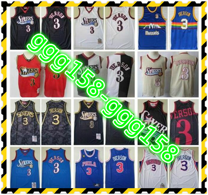 Stitched Mesh Vintage Fashion Men Allen 3 Iverson Basketball Jerseys Blue White Red Black College Shirt
Stitched Mesh Vintage Fashion Men Allen 3 Iverson Basketball Jerseys Blue White Red Black College Shirt